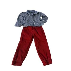 Ben‎ Sherman Blue and Red Kids Outfit size 2T
